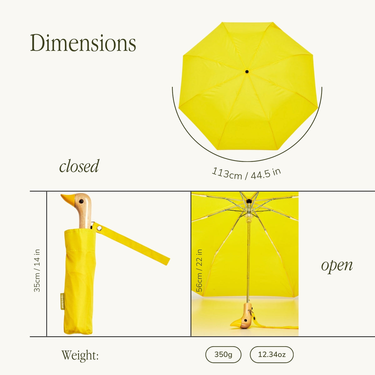 Duck Umbrella: Solid Colors
