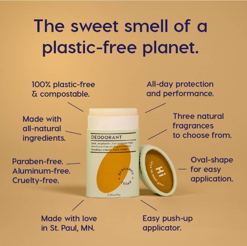 Deodorant - Bergamot Cedar
