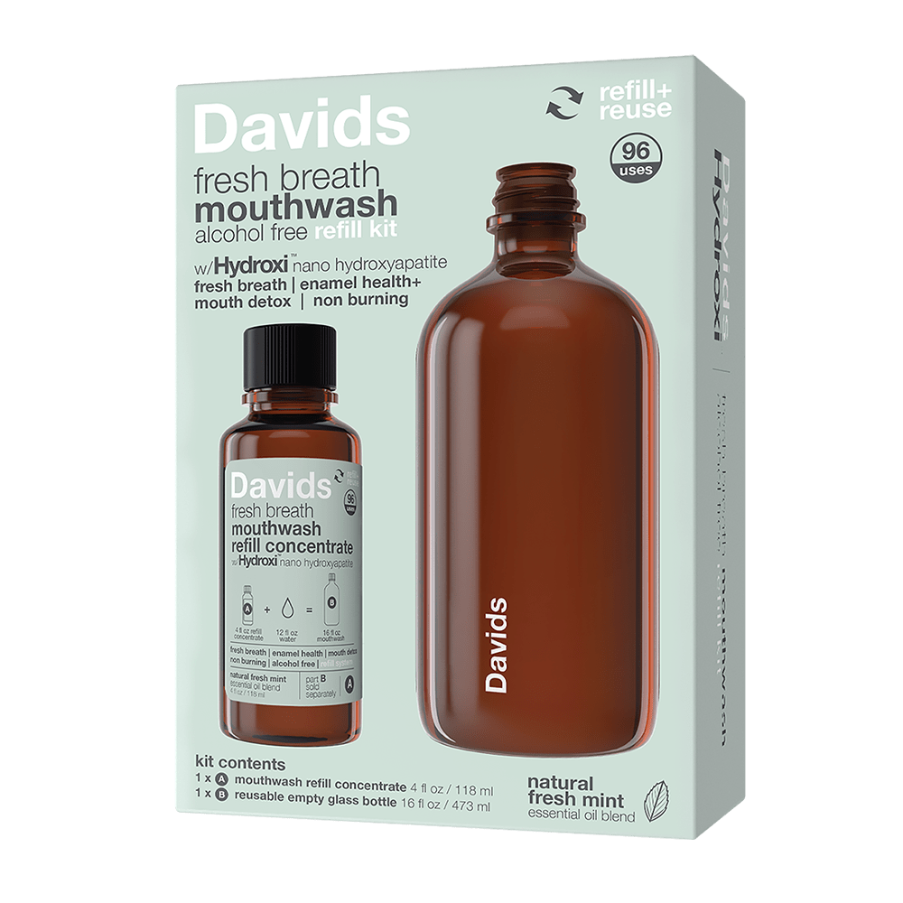 Davids Hydroxi™ Fresh Breath Mouthwash Refill Kit