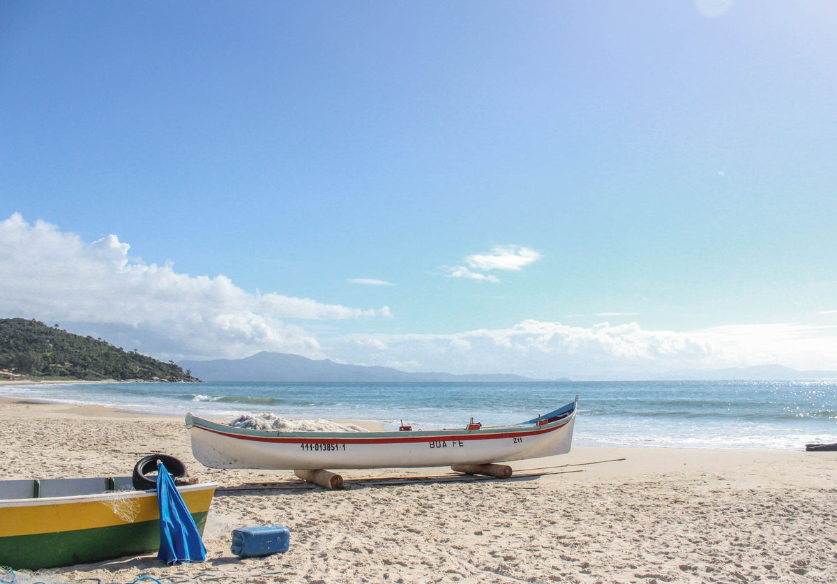 Sandy beach scene — inspiration for plastic-free summer swaps and zero waste living