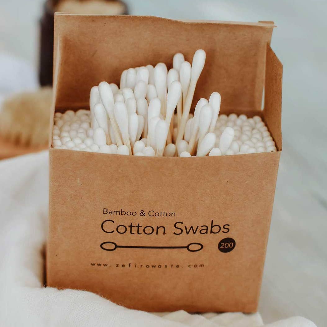 Bamboo Cotton Swabs