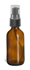 2oz glass bottle for skincare refill