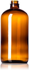 32 oz amber glass bottle is great for refilling on bulk hand soap, dish soap, laundry detergent and more.  Ideal for zero waste lifestyle home.