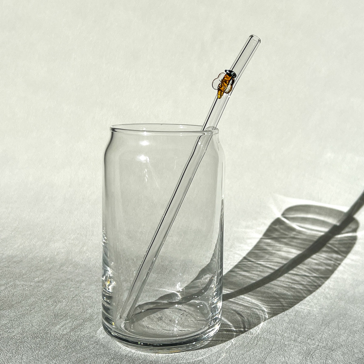 Bent Glass Straw | Bee