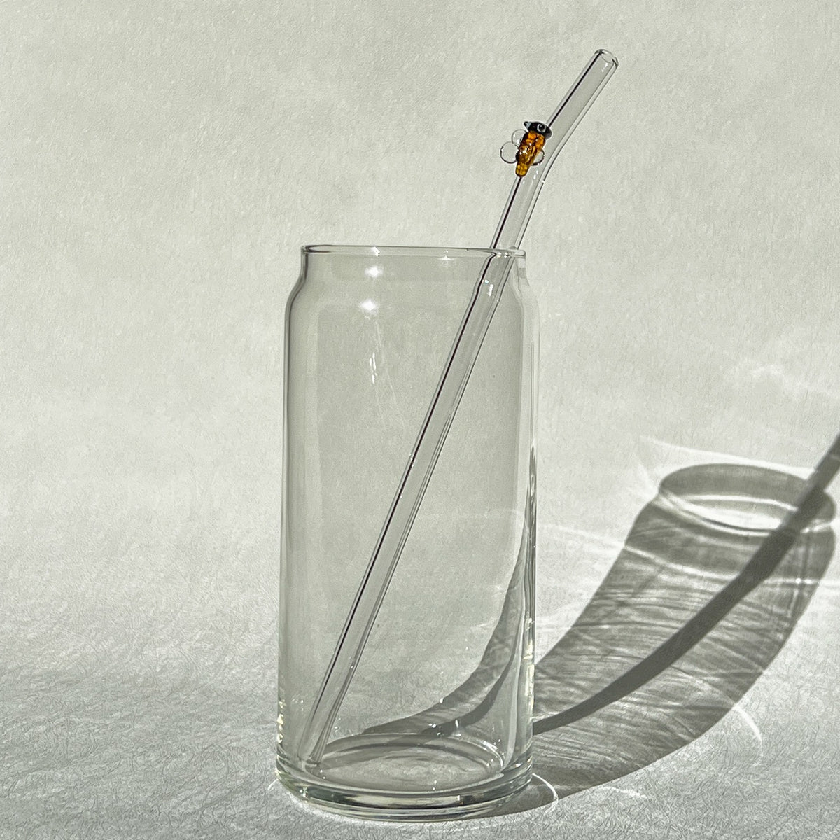 Bent Glass Straw | Bee