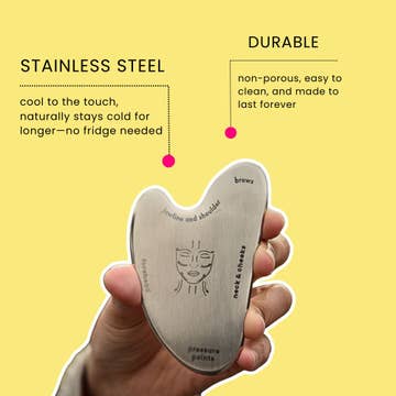 Stainless Gua Sha Facial Massage Tool