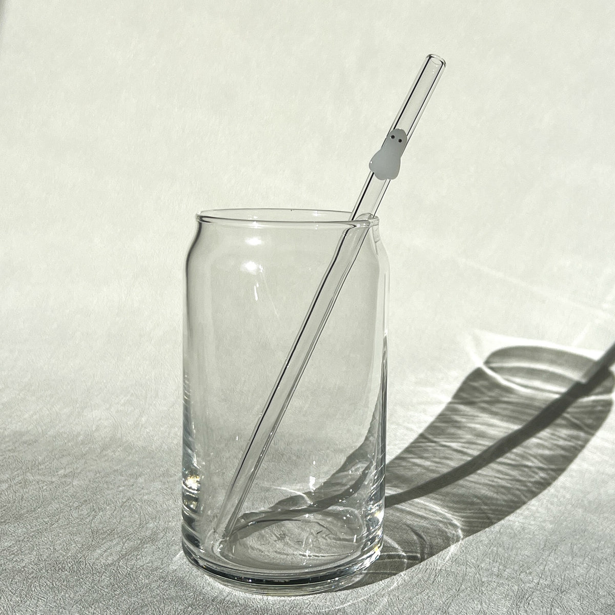 Bent Glass Straw | Ghost