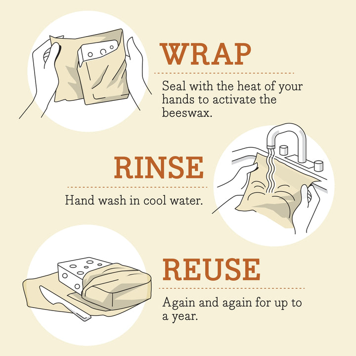 Bee's Wrap Assorted Sizes Pack of 3