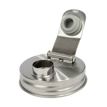 Pourable Jar Lid - Wide Mouth - Stainless Steel