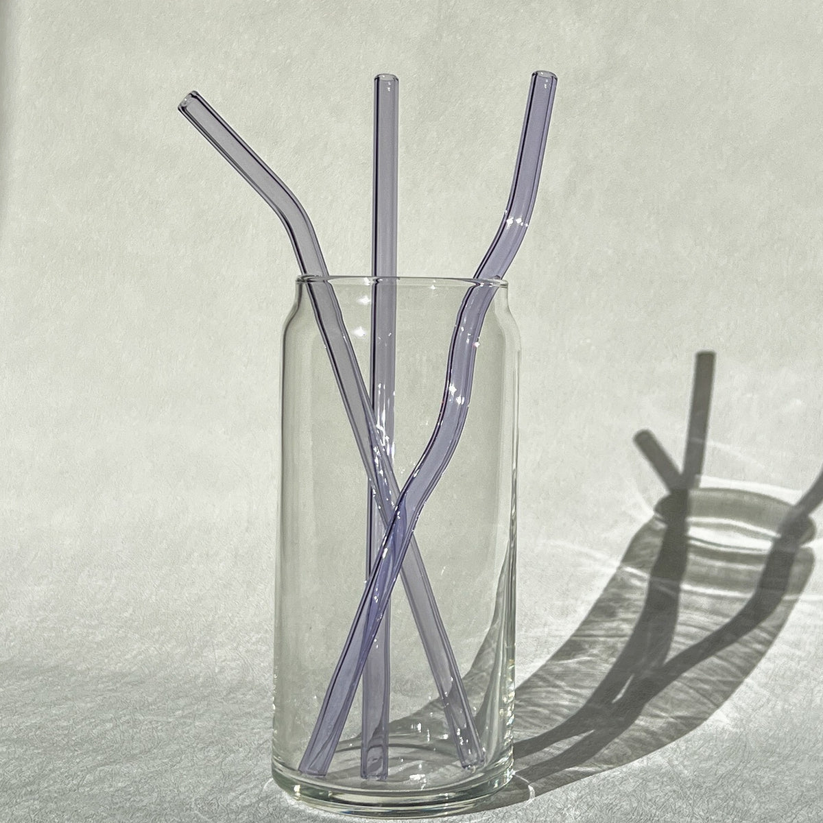 Wavy Glass Straw | Purple