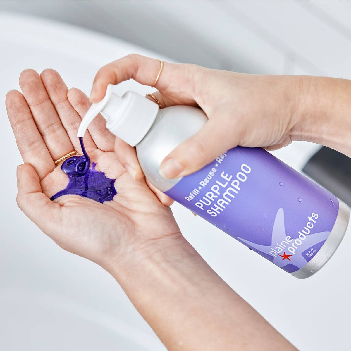 Travel Purple Shampoo, Cherry Almond, 2.5 oz