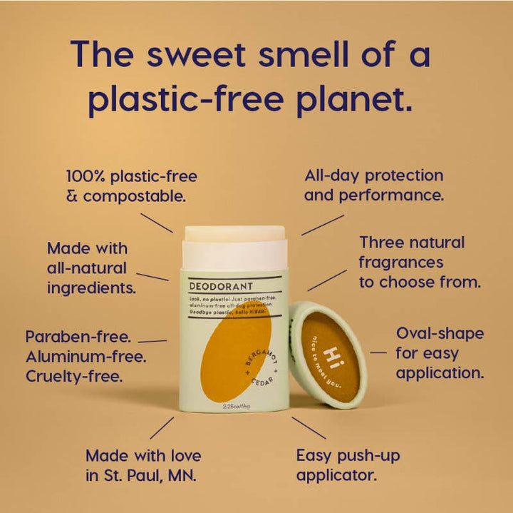 Deodorant - Bergamot Cedar