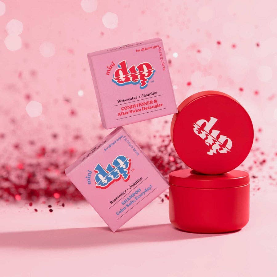 DIP Shampoo & Conditioner Bar – Rosewater & Jasmine, Plastic-Free