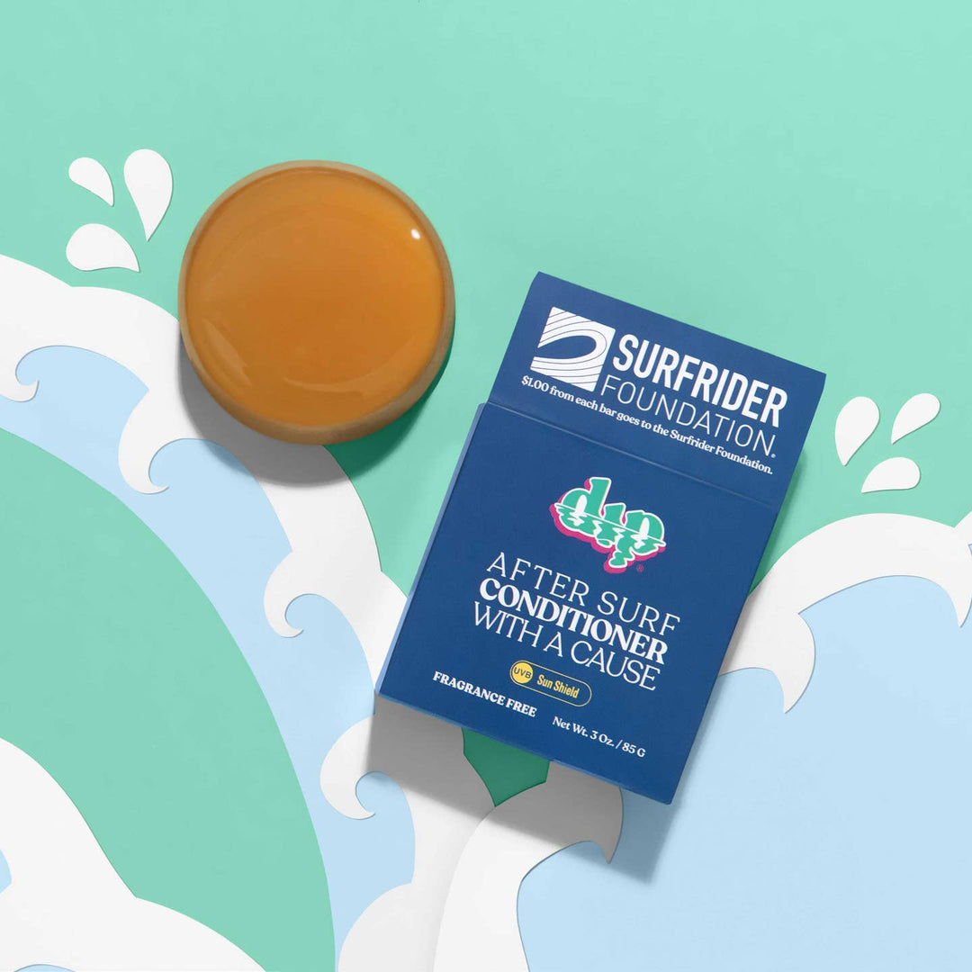 Color Surf Rider DIP Surfrider Fragrance-Free Color-Safe Conditioner Bar | Plastic-Free ...