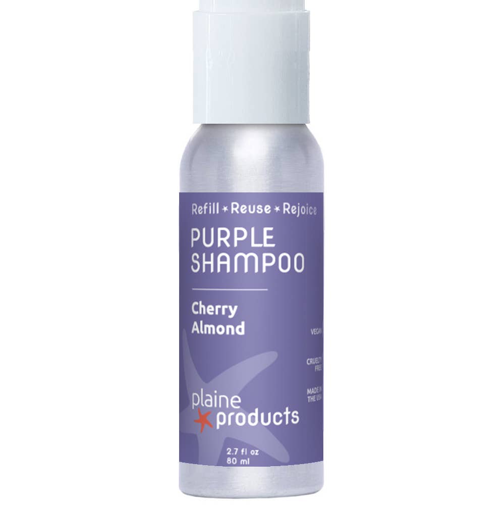 Travel Purple Shampoo, Cherry Almond, 2.5 oz