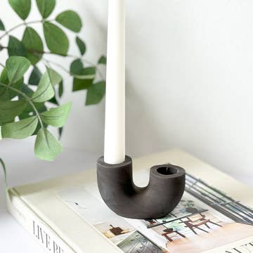 Dya Double Taper Candle Holder
