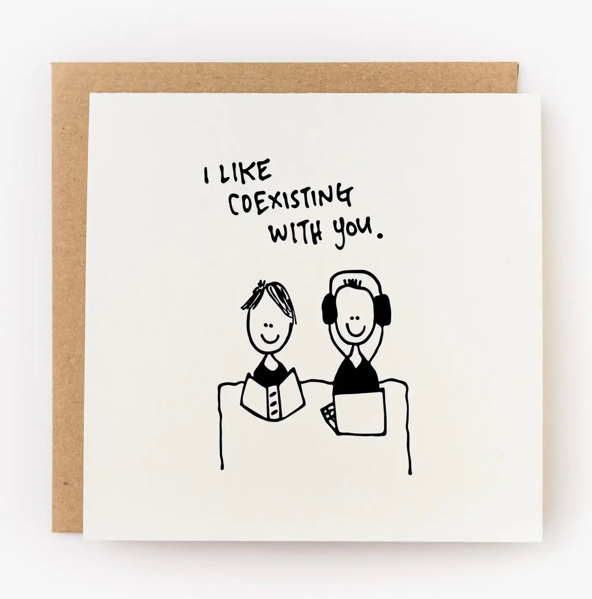 LOVE | I Love Coexisting With You Greeting Card