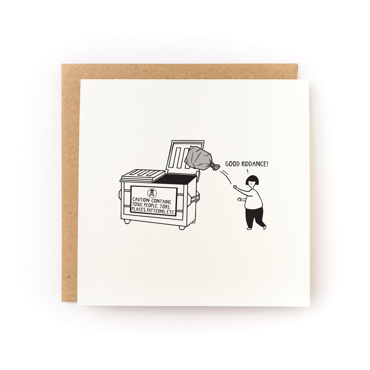 MISC | Good Riddance Break Up Trash Greeting Card