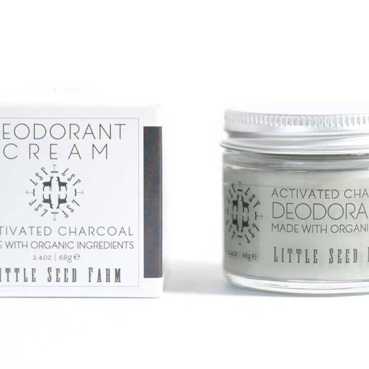 Little Seed Farm Deodorant Cream Activated Charcoal