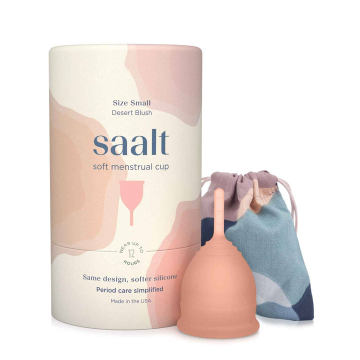 Soft Menstrual Cup BLUSH SMALL SILICONE