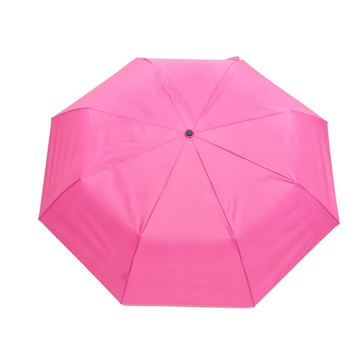 Magenta umbrella on a white background