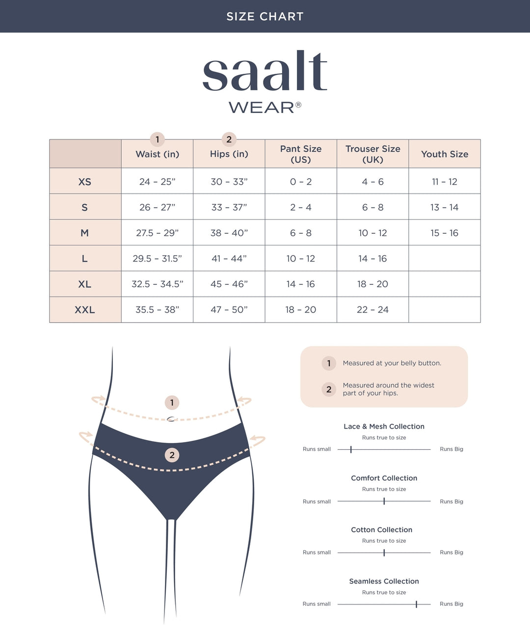 SAALT WEAR PERIOD UNDIE BLACK