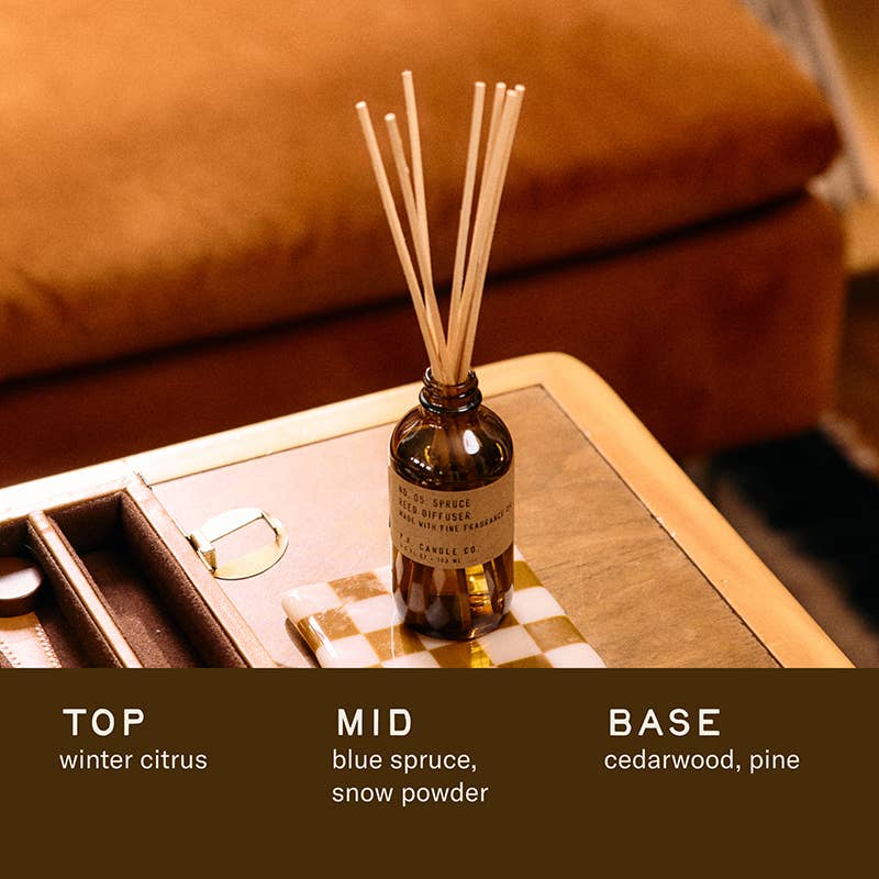 Spruce Tree Diffuser Spruce Reed Diffuser PF Candle *Limited Edition* – A SUSTAINABLE VILLAGE