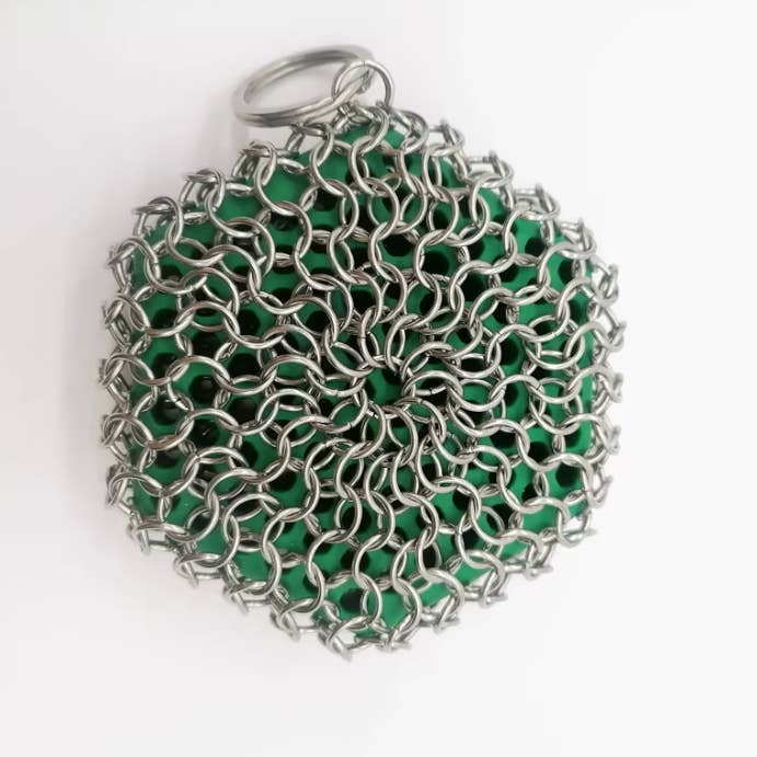 Stainless Steel Cast Iron Silicone Sponge Green Color