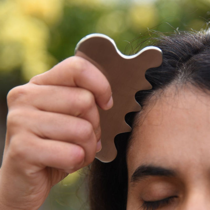 Stainless Steel Gua Sha Scalp Massage Tool