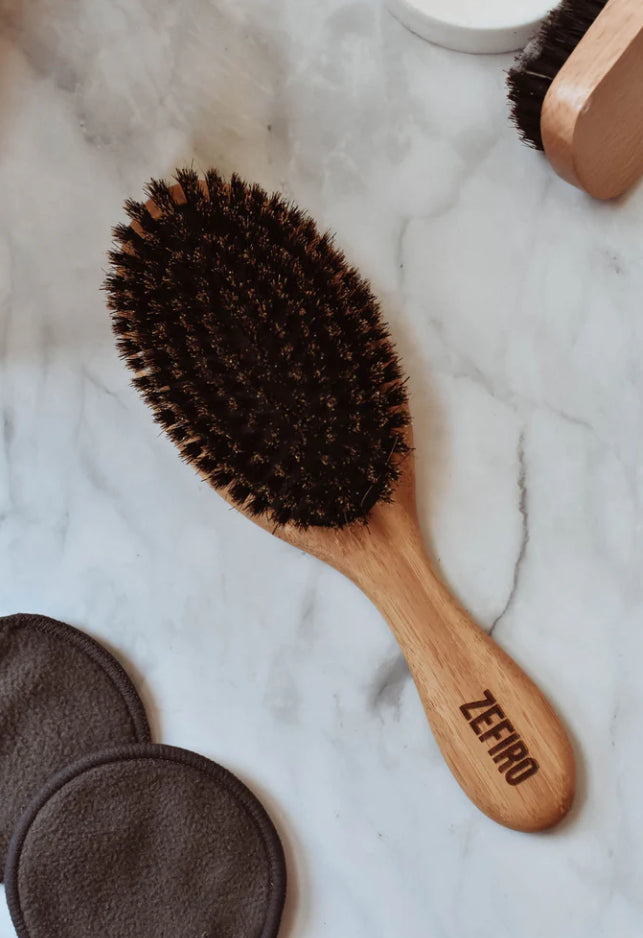 Bamboo Hair Brush Soft Bristle